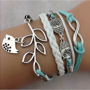 Owl bracelet multilayered Nadine West